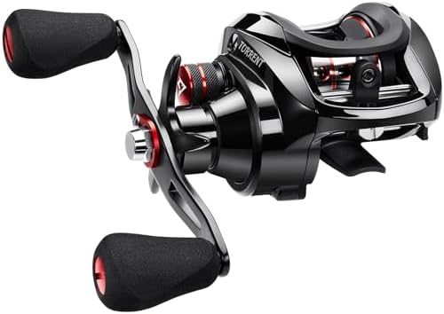 Piscifun Torrent Baitcasting Reel, 18LB Carbon Drag, Magnetic Brake by Piscifun
