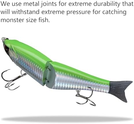 Bassdash SwimShad Glide Baits Jointed Swimbait Bass Pike Salmon Trout Muskie Fishing Lure - Image 5