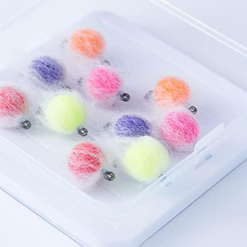 BASSDASH Fly Fishing Wet Flies Streamers Nuke Eggs for Trout Steelhead Salmon Fishing, Fly Lure Kit with Box - Image 5