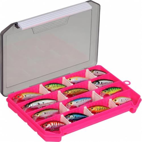 2-Pack Small Fishing Tackle Box, mini fishing lure box with Adjustable Dividers (Pink) - Image 7