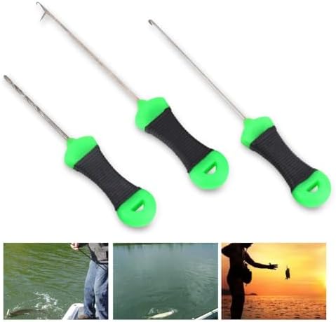 3PCS Fishing Bait Needles Carbon Steel Carp Baiting Hook Drill Rig Tools Saltwater & Freshwater​ - Image 6