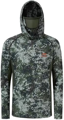 BASSDASH Men's UPF 50+ Camo Long Sleeve Hunting Fishing Hoodie Shirt - Image 6