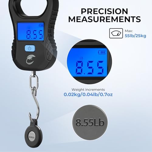 Calamus Lightweight USB Charging Fish Scale,Black Combo - Image 5