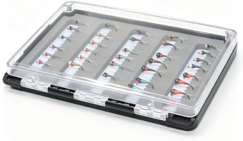 24/36/50/66 Premium Hand Tied Fly Fishing Flies Assortment | Waterproof Fly Boxes | Dry, Wet, Nymphs, Streamers, Wooly Buggers, Terrestrials | Trout, Bass Lure Set, Kit, Gift - Image 4