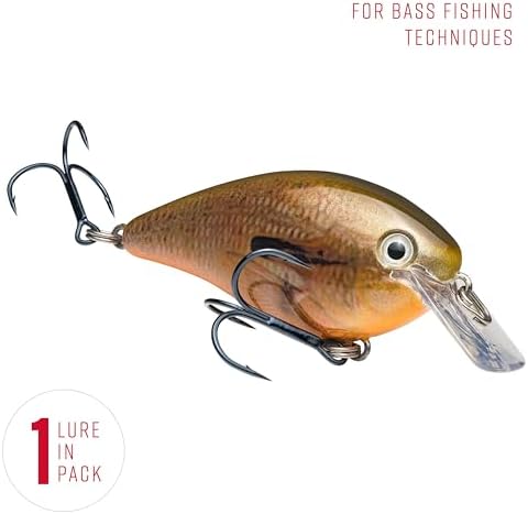 Strike King KVD 1.5 Hard Knock Fishing Lure, 3/8 oz, 3D Lifelike Eyes - Image 3