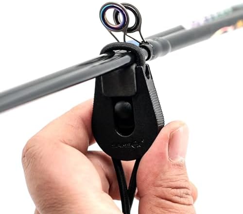 SAMSFX Fishing Belt, Stretchy Fishing Rods Ties Rod Wraps - Image 5