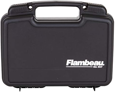 Flambeau Outdoors Safe Shot 10.5in Pistol Pack Case, Foam, Lockable, Black by FlambeauOutdoors