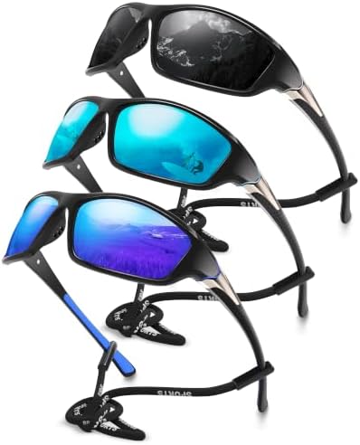 Polarized Sports Wrap Around Sunglasses Men Fishing Running Golf by Foliful