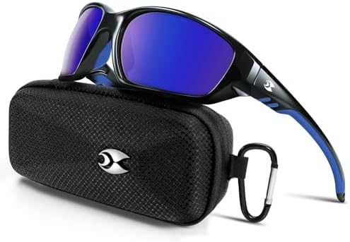 suoso Sports Polarized Sunglasses for Men: Womens UV400 Protection Sun Glasses Wrap Around Goggles for Fishing Driving TR90 by suoso