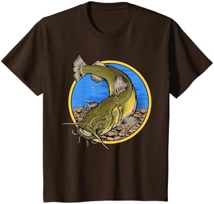 Flathead Catfish Fishing T-Shirt by Hunting+%26+Fishing+Merch