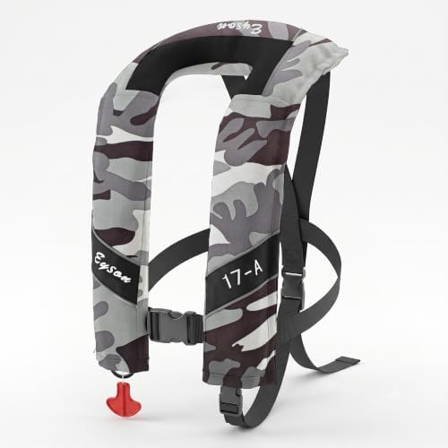 Automatic Inflatable Life Jacket, Preserver PFD for Kids,Life Vest for Kid,Supports Weight up to 160 pounds(YSH725) by NAUTISHIELD