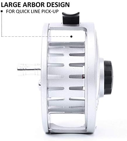 M MAXIMUMCATCH Maxcatch ECO Large Arbor Fly Fishing Reel (3/4wt 5/6wt 7/8wt) and Pre-Loaded Fly Reel with Line Combo - Image 4