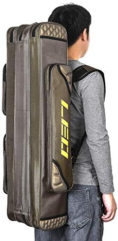Lixada 1680D Fishing Rod Case Potable 3 Layer 90cm Waterproof Ice Fishing - Image 4