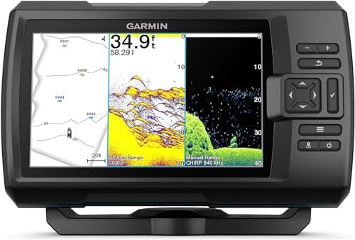 Garmin Striker Vivid 7cv, U.S. with GT20-TM Transducer - Easy-to-Use 7-inch Color Fishfinder and Sonar Transducer, Vivid Scanning Sonar Color Palettes (010-02552-00) by Unknown