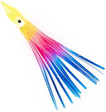 BLUEWING Trolling Squid Skirts Fishing Saltwater 2,3,5,8,12 Inch Octopus Lures 1pcs/5pcs by BLUEWING