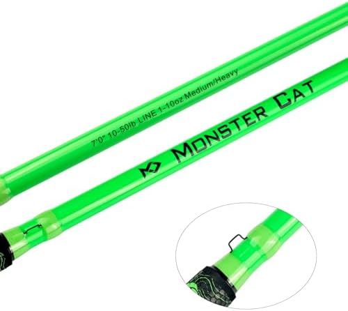Monster Catfish Casting Rod, 7' MH Glow-in-Dark 1-Piece - Image 5
