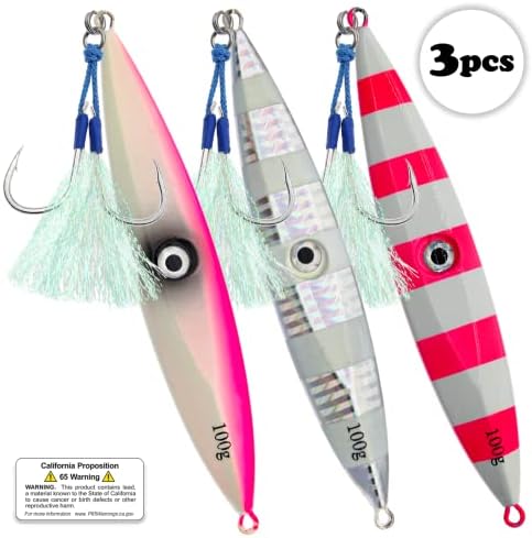 Vertical Jig Fishing Lures Saltwater Jigs Spoon Metal Design Tuna Baits - Image 4