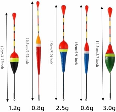 Oval Spring Slip Floats with Foam, Bobber Stopper Spring Stick Slip for Trout, Bass, Catfish, Carp, Lake and General Float Fishing Tackle Use - Image 3