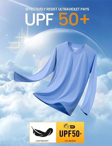 MAGCOMSEN Men's Long Sleeve Shirts UPF 50+ UV Sun Protection Athletic Shirts for Hiking Running Workout Rash Guard - Image 3