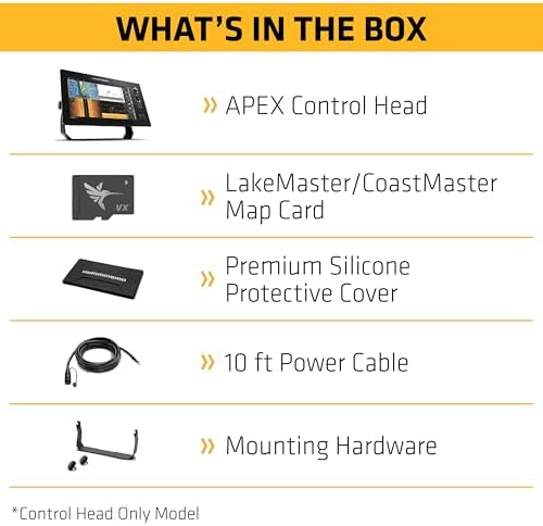 Humminbird APEX VX Series GPS Fish Finder with LakeMaster and CoastMaster VX Maps, MEGA Side Imaging+ - Image 6