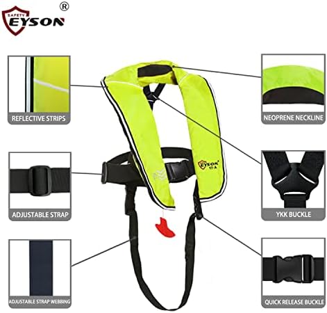 Eyson Inflatable Life Jacket Inflatable Life Vest for Child Classic Automatic - Image 4