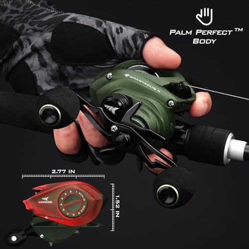 KastKing Spartacus II Baitcasting Fishing Reels with 7.2:1 Gear Ratio - Image 3