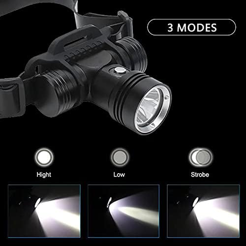 Diving Headlamp, Rechargeable Swimming Headlight Super Bright - Image 2