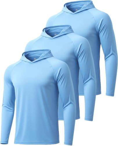 ZITY Men's Lightweight Pullover Hoodie UPF 50+ Fishing Shirts Sweatshirt by ZITY