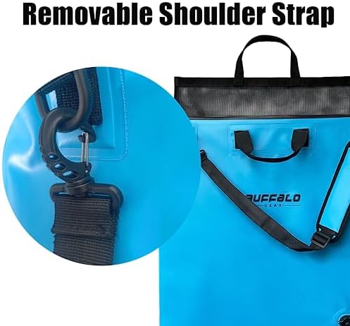 Buffalo Gear Fish Tournament Weigh in Bag for Bass Fishing, Heavy Duty Fish Bag for Caught Fish Waterproof,Leakproof,Puncture Resistant - Image 6