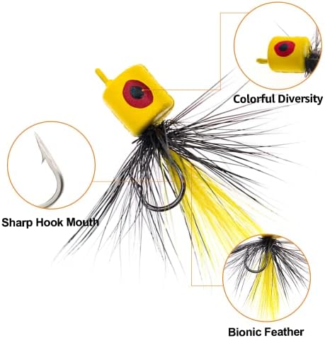 Fly Fishing Poppers Dry Flies Topwater Lures Bass Trout Kit Pro XL - Image 4