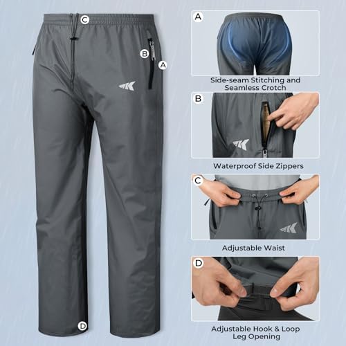 KastKing HydroSense Essential Waterproof Beathable Lightweight Rain Suit - Image 5