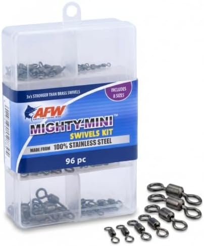 AFW Mighty-Mini Wire Fishing Swivels by AFWFishingBrands