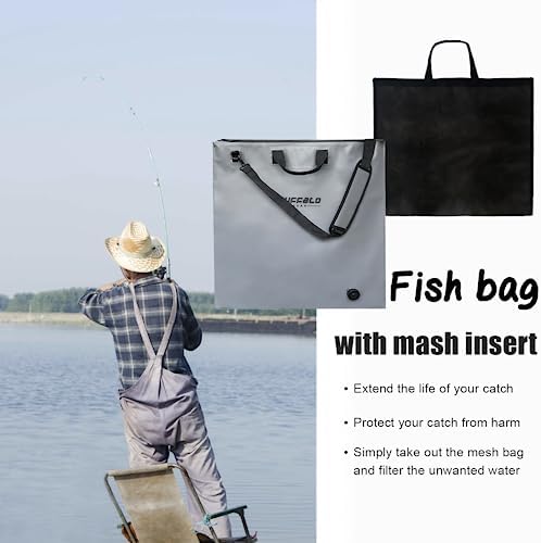 Buffalo Gear Fish Tournament Weigh in Bag for Bass Fishing, Heavy Duty Fish Bag for Caught Fish Waterproof,Leakproof,Puncture Resistant - Image 6