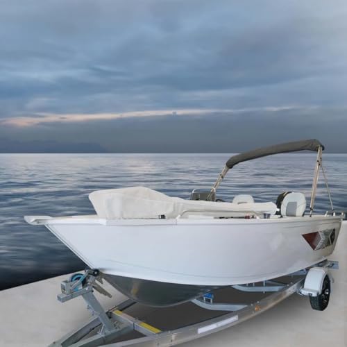 Oceansouth TG 01S Trolling Motor Cover Compatible with Garmin Force Kraken, Marine-Grade PVC, 63", 75", 90" & 110" Shaft Lengths, Multiple Colors (Gray, 63" Leg) - Image 2