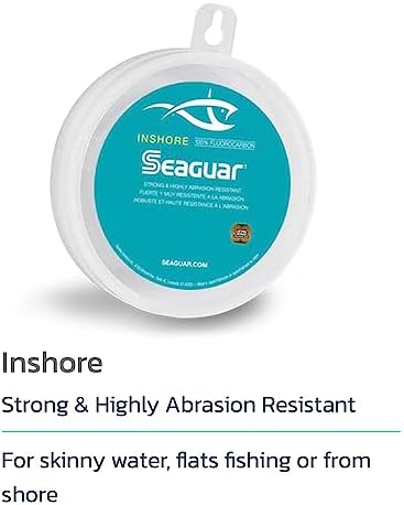 Seaguar Inshore 100% Fluorocarbon Fishing Leader For Shore & Flat Fishing, Multiple Sizes - Image 2