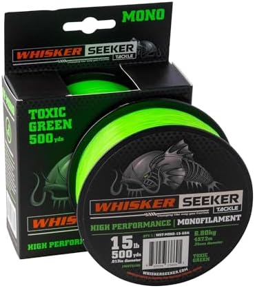 High-Vis Mono Catfishing Line by Whisker+Seeker