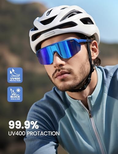 Lamicall 24g Polarized Sports Sunglasses for Men Women - UV400 Protection Sun Glasses for Baseball Running Cycling Fishing - Image 2