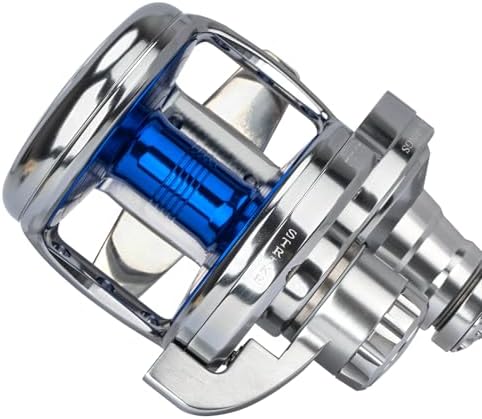 THKFISH Slow Pitch Jigging Reel, 55lbs Max Drag 6.3:1,9+2 Stainless BB Lever Drag Saltwater Heavy Duty Trolling Reel Slow Jigging Reel Saltwater Fishing - Image 3
