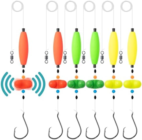 Catfish Rigs Catfish Float Rigs Catfishing Tackle Santee Rig 5/0 6/0 Circle Hooks for Peg Floats Catfish by Unknown