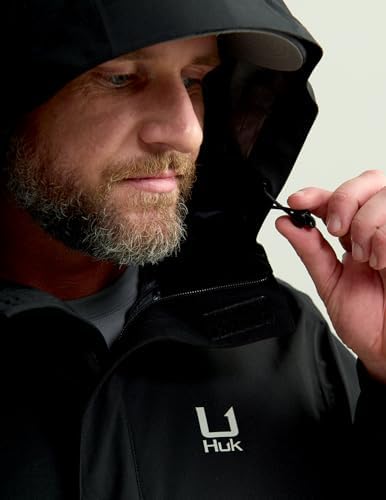 HUK - Men's Storm Jacket, Heavy Duty Fishing Rain Coat - Image 4