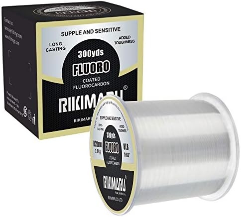 RIKIMARU Fluoro Fishing Line, 100% Soft Fluorocarbon Coated Fishing Line by RikimaruFishingTackle