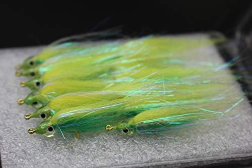 Tigofly 12 pcs 6 Colors Shining Polar Salmon Trout Minnow Fly Fishing Flies by TigoflyFlyFishingFactory