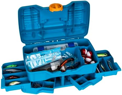 Flambeau Outdoors NextGen 4/0 M Tackle Box 4 Pivot Trays 23 Slots, Blue - Image 3
