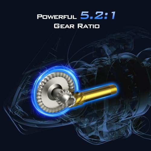 KastKing Centron & Centron Lite Spinning Fishing Reels, Collapsible Handle - Image 5