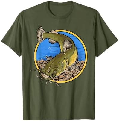 Flathead Catfish Fishing T-Shirt by Hunting+%26+Fishing+Merch