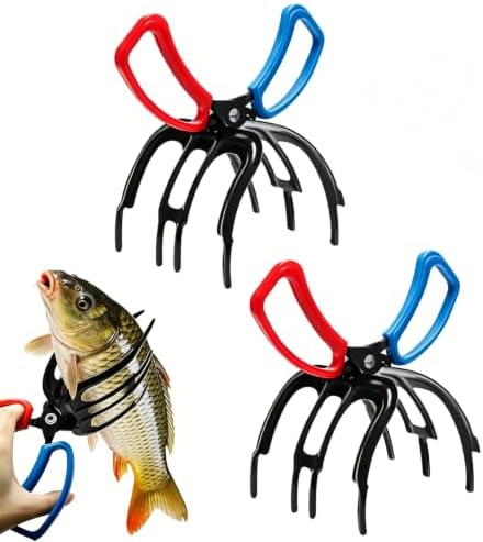 3 Claw Fish Gripper, Multifuctional Fish Grippers for Fishing by Hytihtu