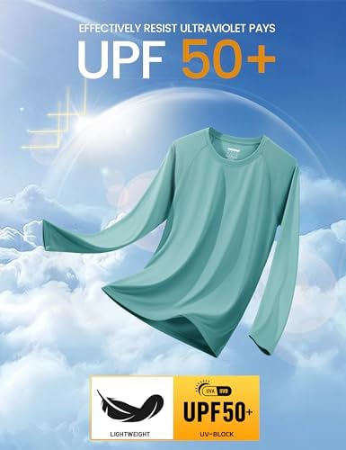 MAGCOMSEN Men's Long Sleeve Shirts UPF 50+ UV Sun Protection Athletic Shirts for Hiking Running Workout Rash Guard - Image 3