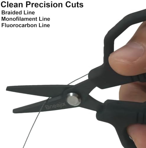 4.5" Fishing Scissors, PTFE-Coated Stainless Steel Line Cutter - Image 3