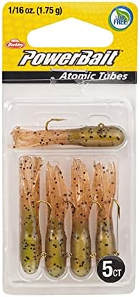 Berkley PowerBait Pre-Rigged Atomic Tubes Fishing Soft Bait - Image 4