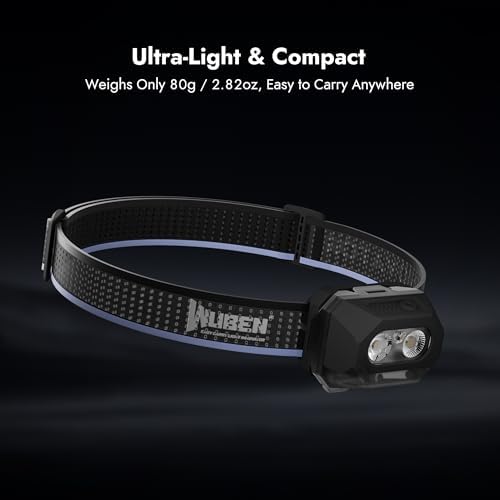 WUBEN H4 LED Headlamp Rechargeable 800 Lumens Super Bright - Image 6